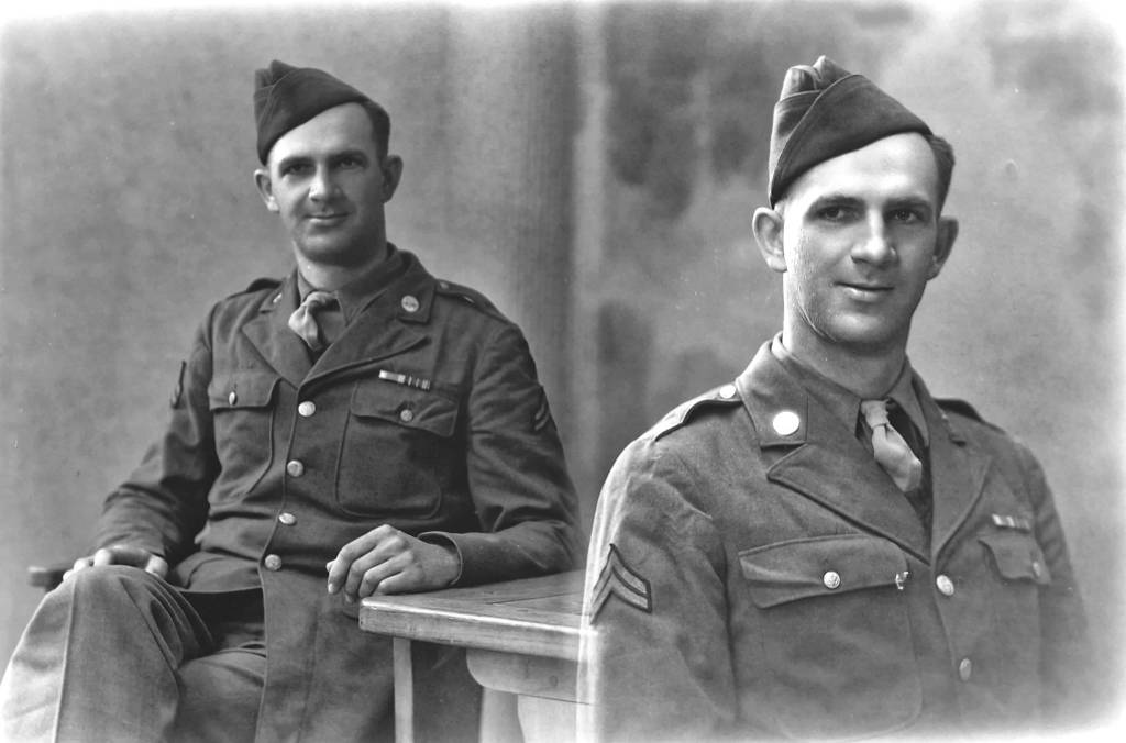 US Army Corporal in Bristol in WW2. Many American Armed Forces Personnel were stationed in Bristol in the Second World War