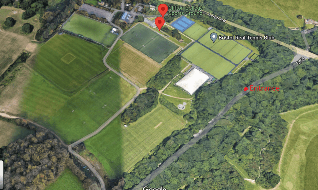 Location of Beggar Bush Lane Airstrip as used by the US Military