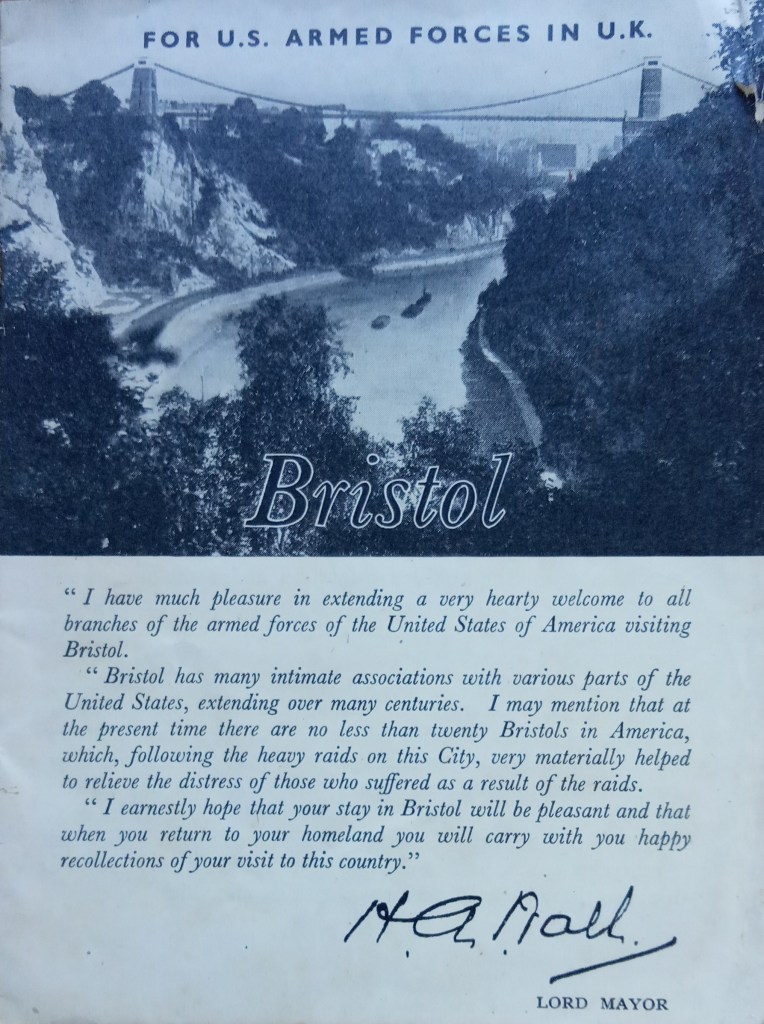 Guide to Bristol US Armed Forces Second World War WW2 WWII England UK Clifton United States Army Air Force USAAF First Army